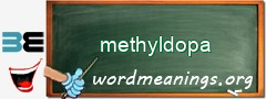 WordMeaning blackboard for methyldopa